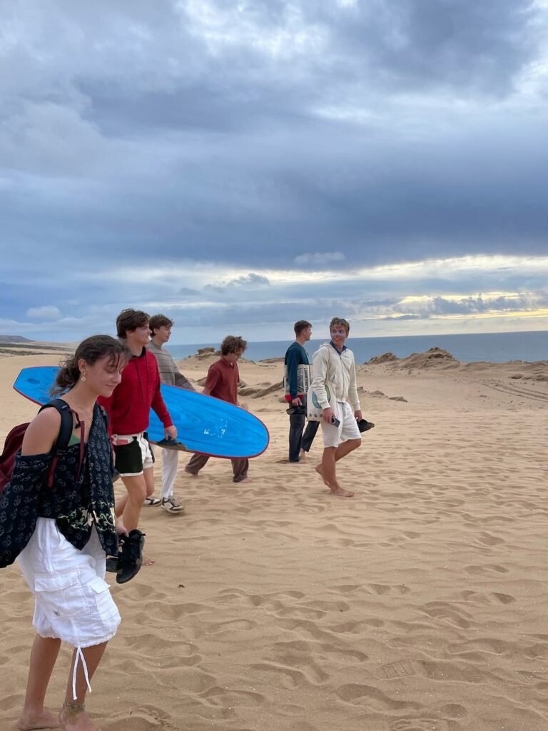 Coached surf session near Tamri, Morocco